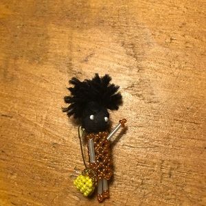 Folk art pin